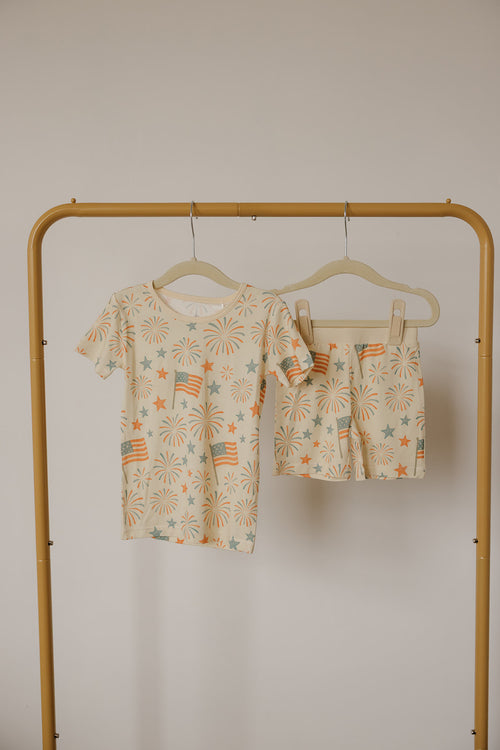 American Dreamer Two Piece Short Set